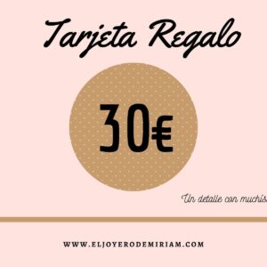 Tarjeta regalo 30 €