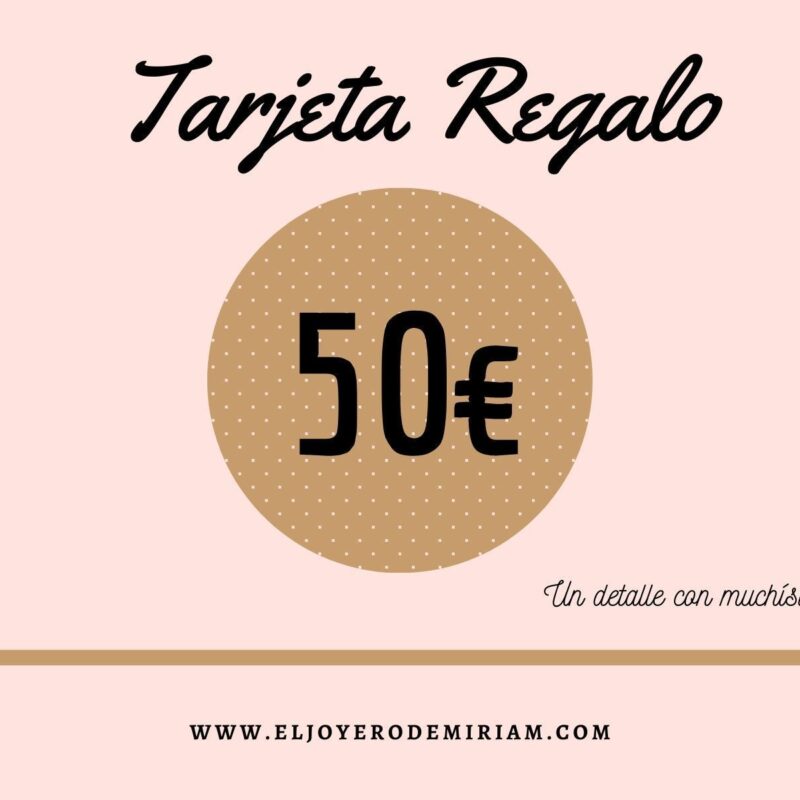 Tarjeta regalo 50 €
