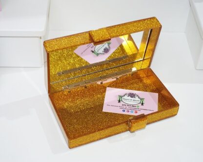 Bolso clutch carey glitter - Imagen 2