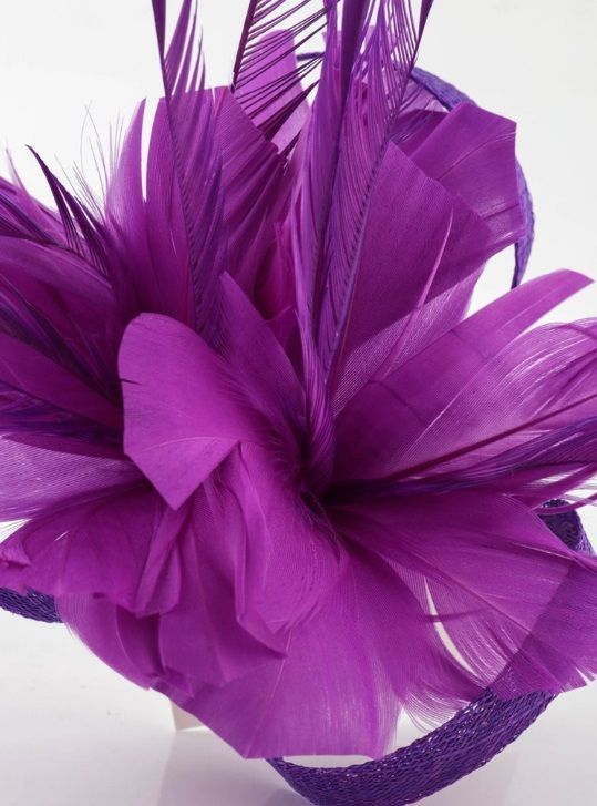 Tocado morado cardenal El joyero de Miriam