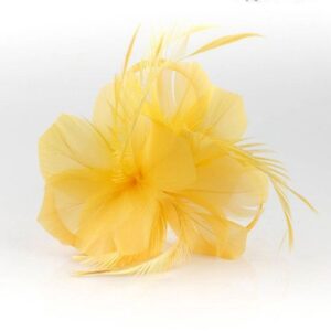 Flor tocado amarillo