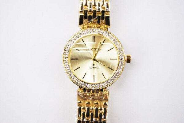 Reloj dorado brillantes - Imagen 4