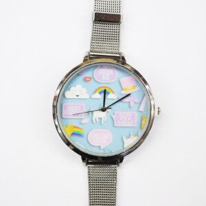Reloj esfera arco iris