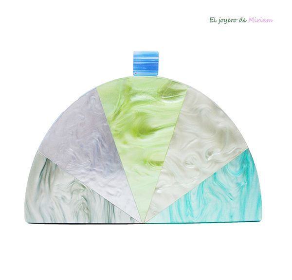 Bolso de fiesta verde agua - Euforia Modas