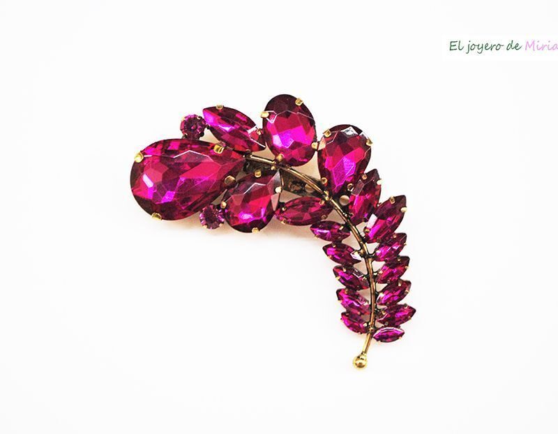 Broche ramillete bugamvilla