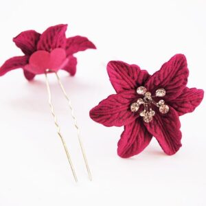 Horquillas fucsias de fiesta