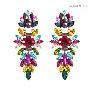 Pendientes multicolor