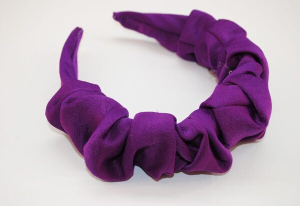 Diadema morada fruncida - Imagen 2