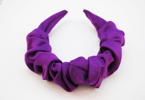 Diadema morada fruncida - Imagen 3