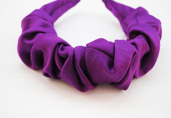 Diadema morada fruncida - Imagen 4