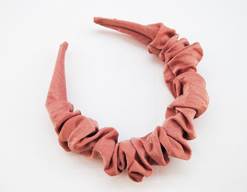 Diadema rosa salmón