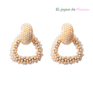Pendientes con perlas