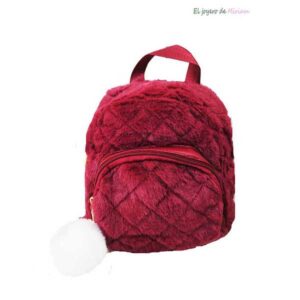 Mochila pelo granate