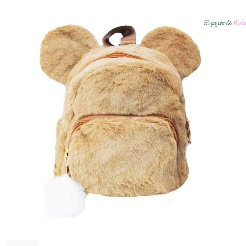 Mochila pelo marrón