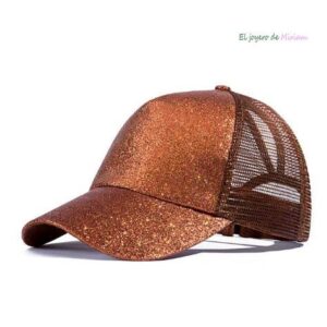 Gorra con brillo