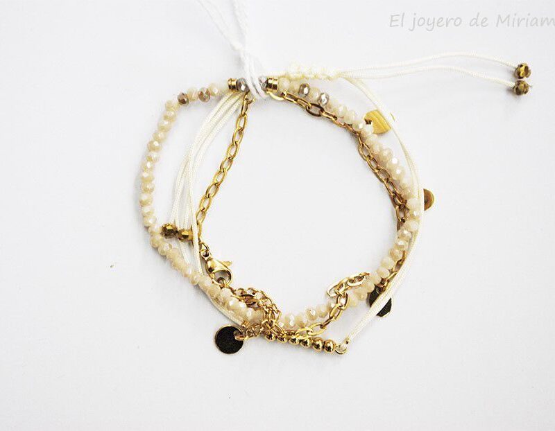 Juego set de 3 pulseras