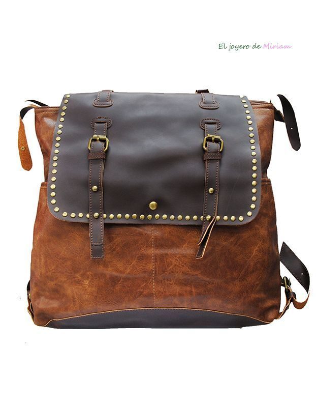 Bolso mochila tachuelas