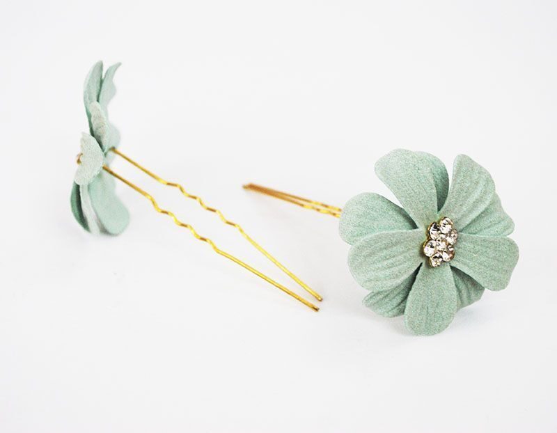 Horquillas de fiesta verde menta