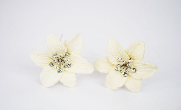 Horquillas fiesta blanco roto - Imagen 2