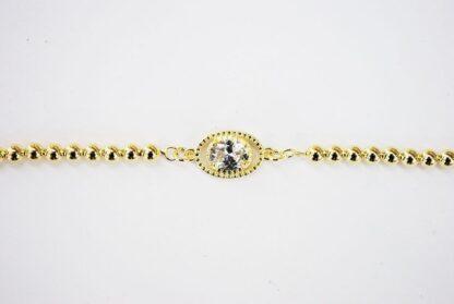 Pulsera bolitas doradas - Imagen 2