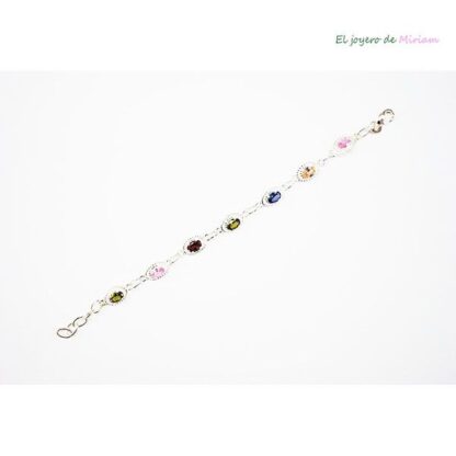 Pulsera cristales colores
