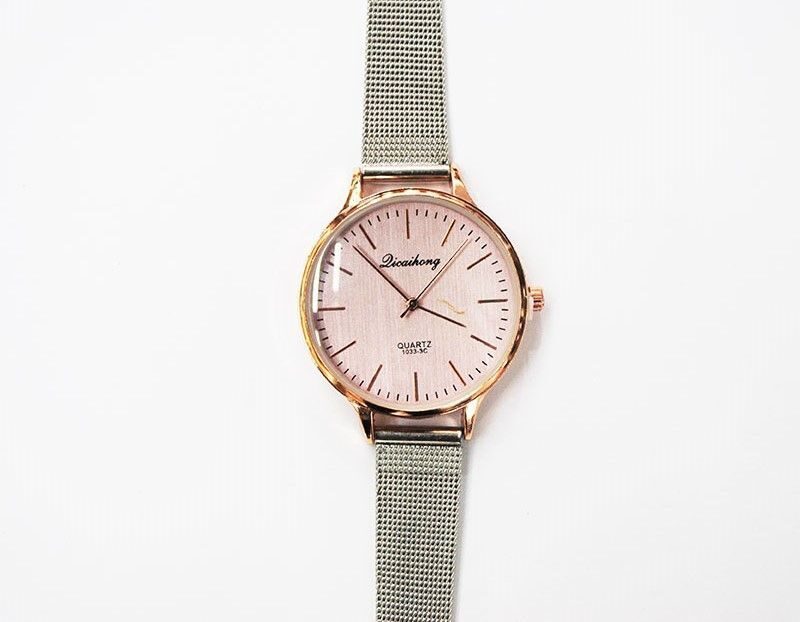 Reloj de acero y oro rosa