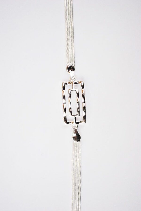 Pulsera cadenas rectángulos - Imagen 2