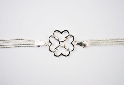 Pulsera flor corazones - Imagen 2