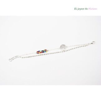 Pulsera cuentas árbol de la vida