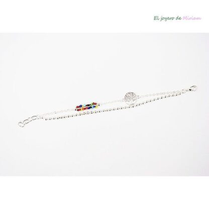 Pulsera cuentas árbol de la vida
