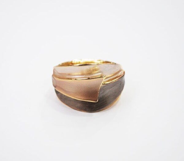 Anillo elástico tonos rosas