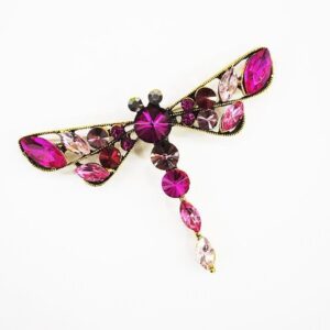 Broche de fiesta libélula