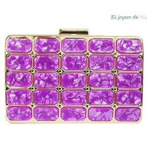 Bolso clutch carey bugamvilla