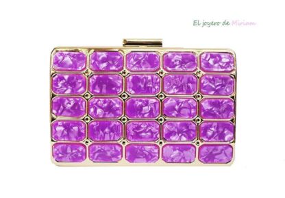 Bolso clutch carey bugamvilla