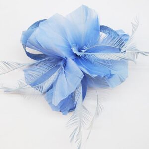 Tocado azul celeste