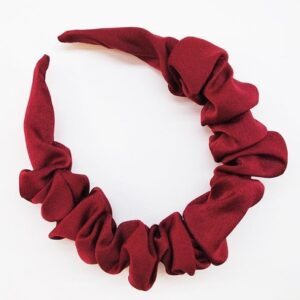Diadema roja burdeos