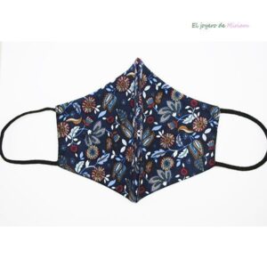 Mascarilla azul marino