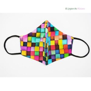Mascarilla multicolor