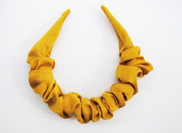 Diadema mostaza fruncida - Imagen 3