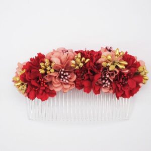 Peineta de fiesta flores