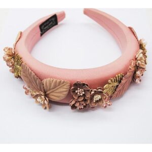 Diadema de fiesta rosa flores