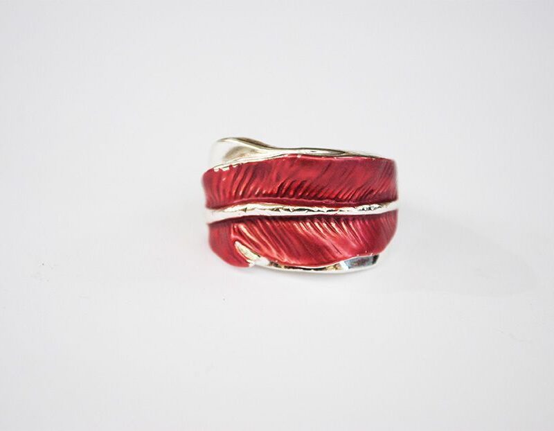 Anillo elástico rojo
