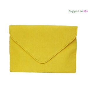 Cartera de fiesta amarilla