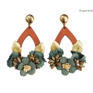 Pendientes flamenca lágrimas