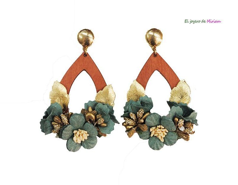 Pendientes flamenca lágrimas