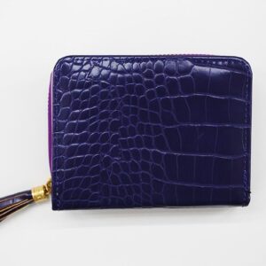 Monedero morado y malva