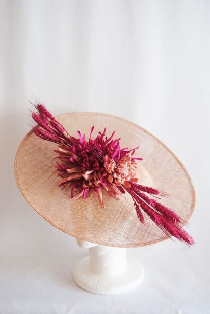 Tocado plato rosa nude - Imagen 2