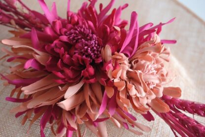 Tocado plato rosa nude - Imagen 3