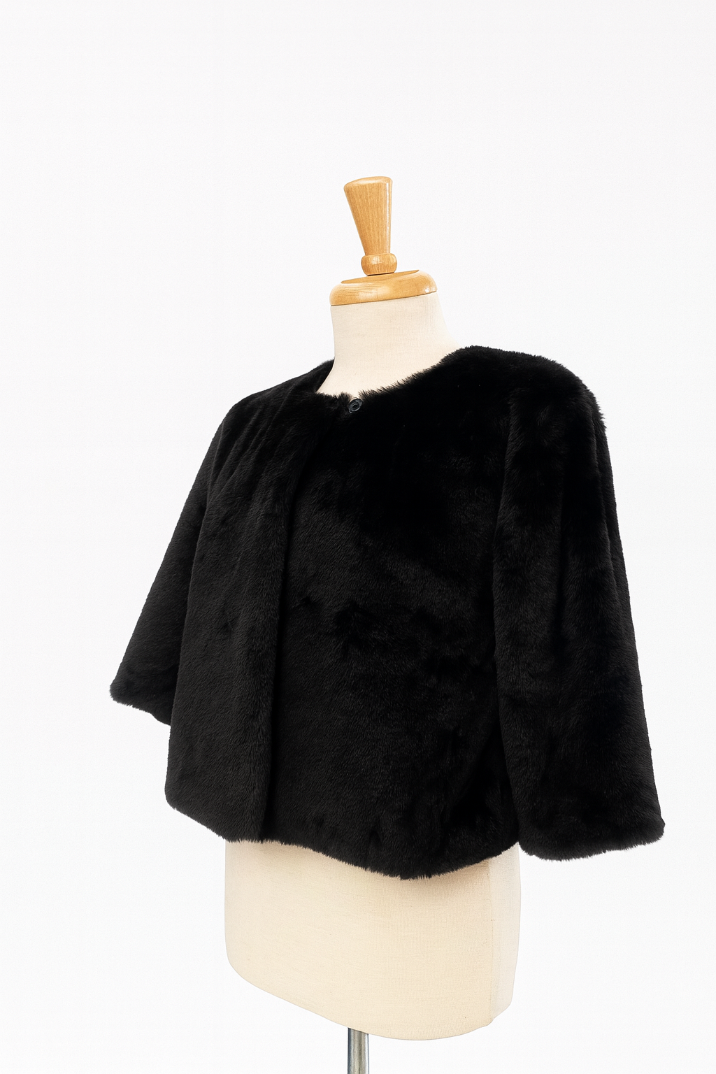 Estola o capa de pelo negro - Imagen 2