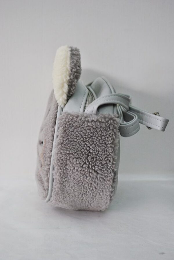 Bolso peluche gato gris - Imagen 2